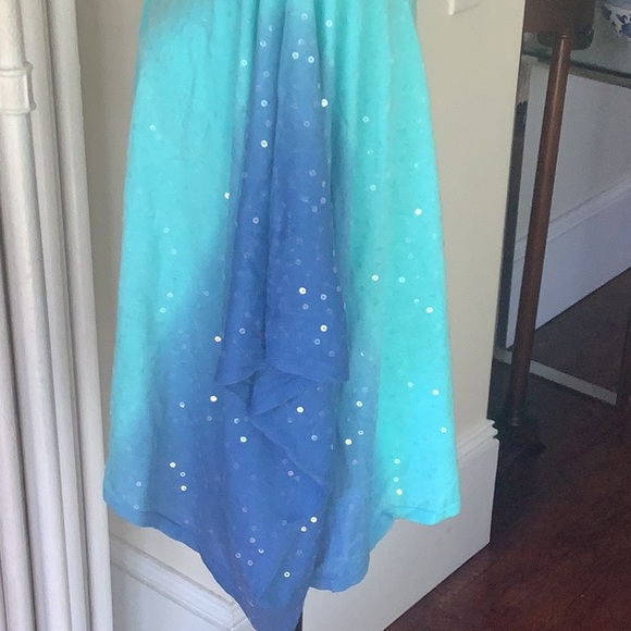 Chico sequin blue Paula nks body poncho coll multi - Picture 4 of 11